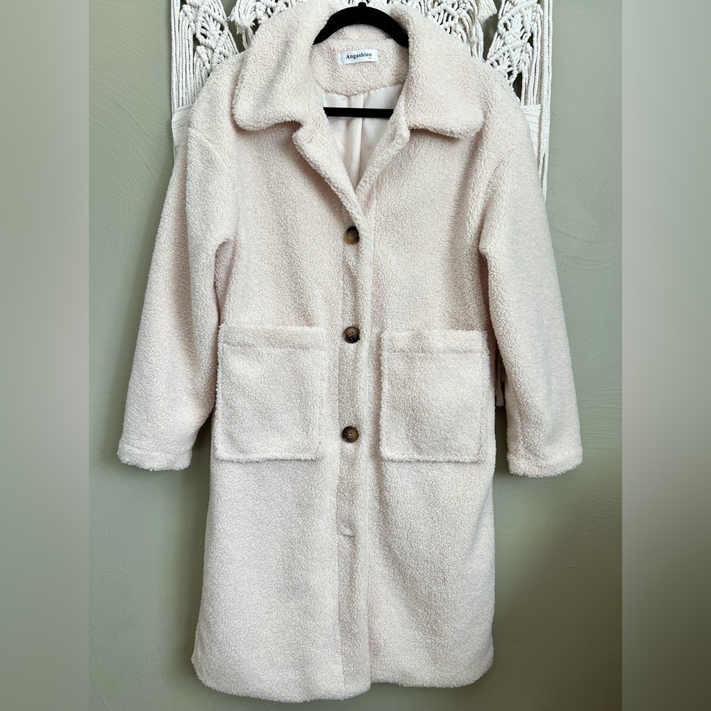 Cream Teddy Coat